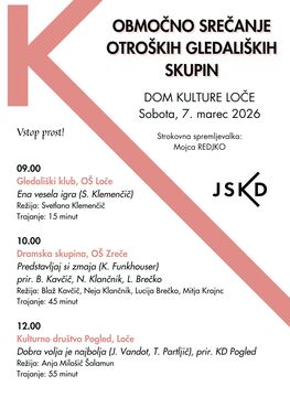 Otroška gledališča, 2026